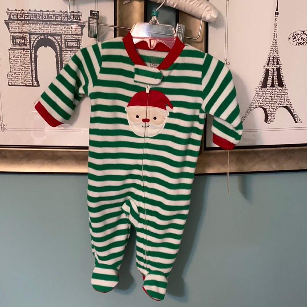 NWT 3 month. Santa sleeper. Holiday. Christmas
